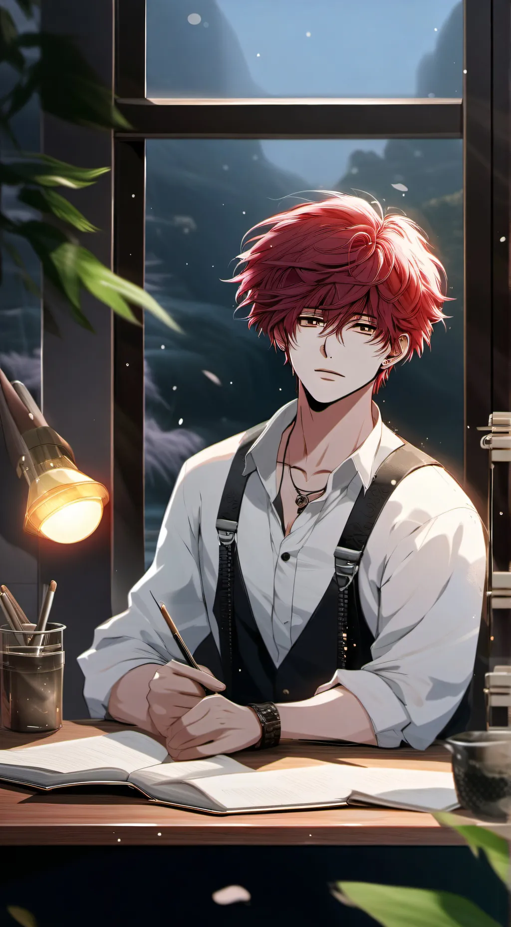 ai character: Simon  background