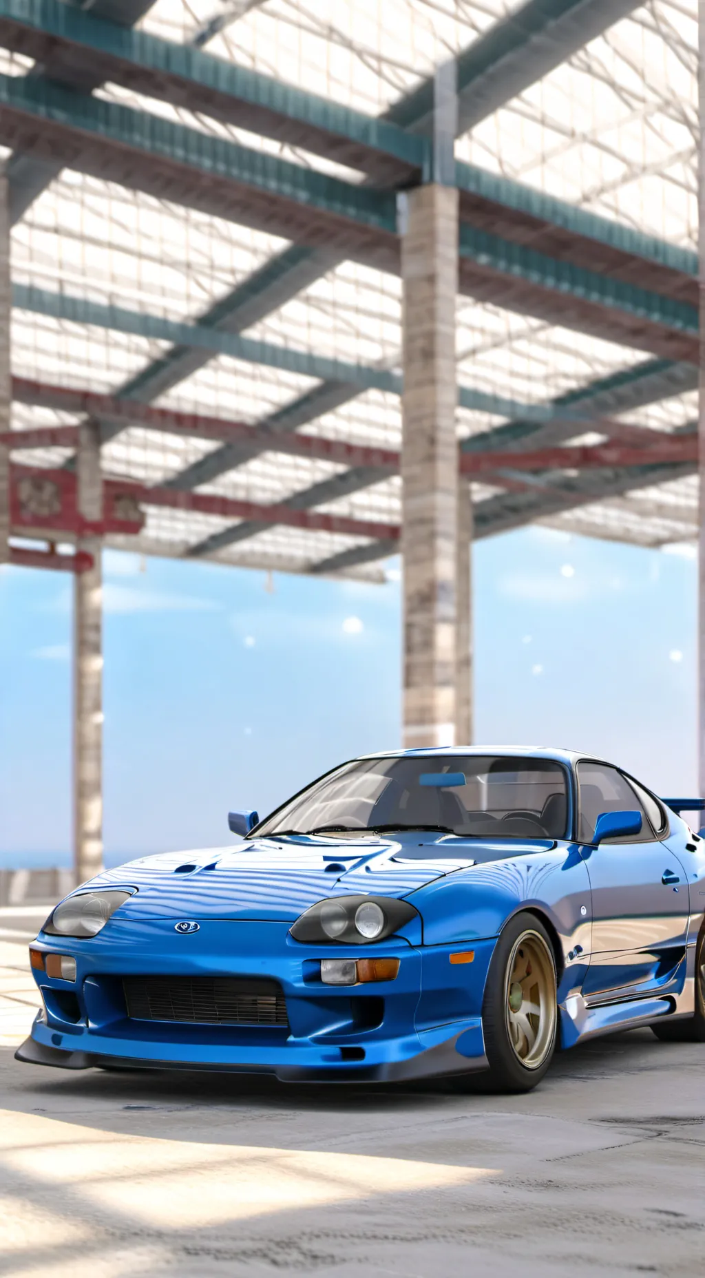 ai character: Toyota Supra MK-11 background
