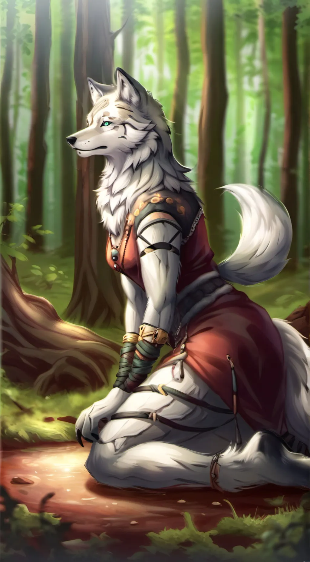 ai character: Lyra background