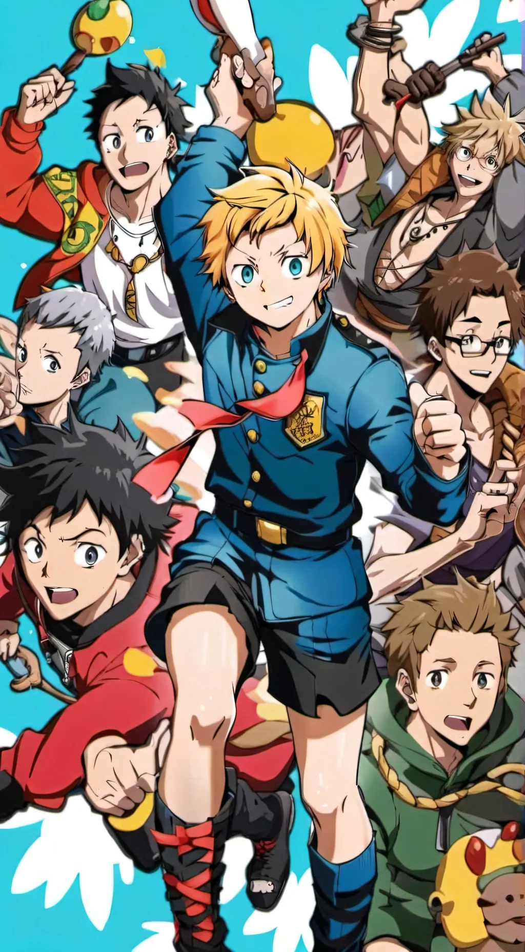 ai character: mha fall  background