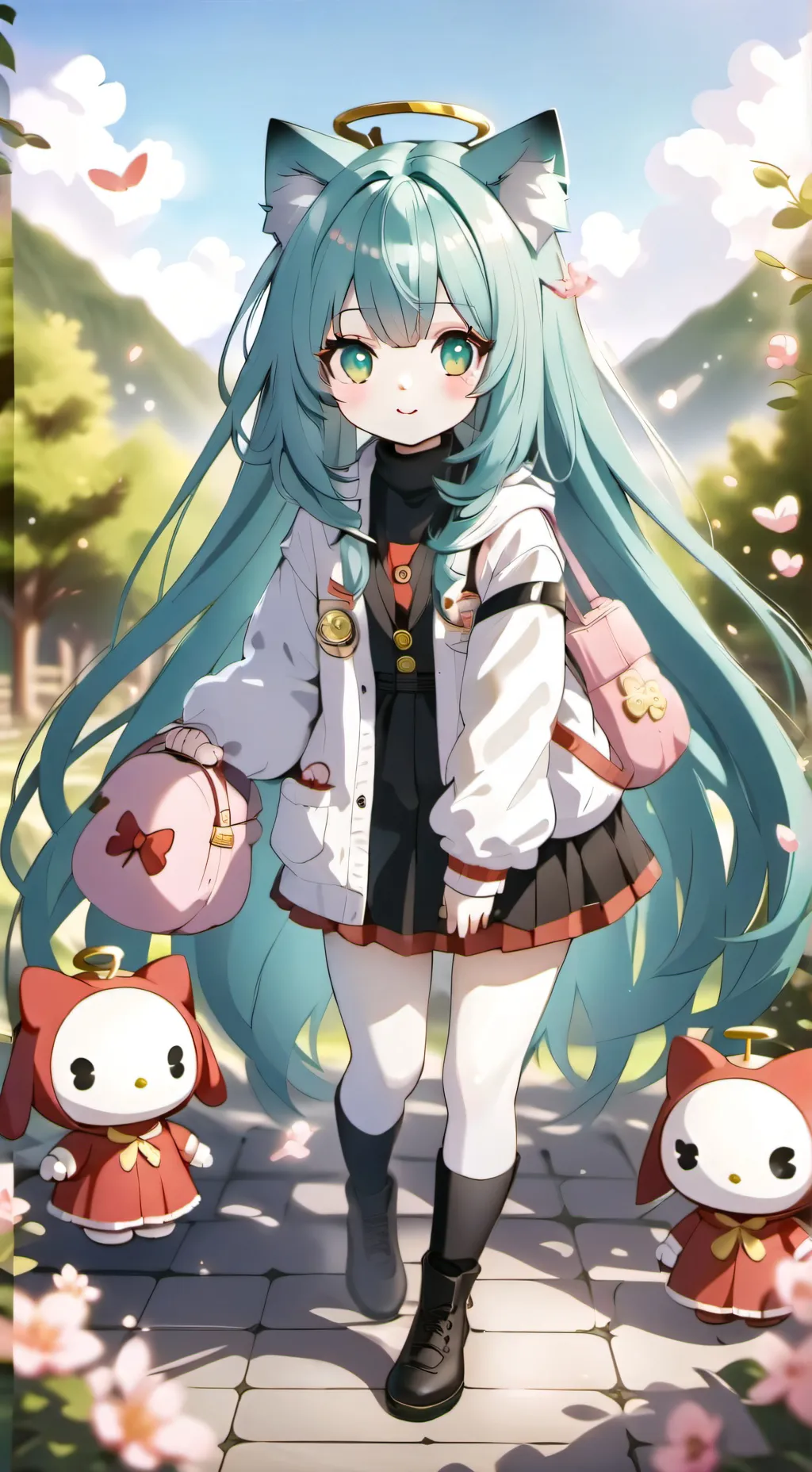 ai character: Isabella Nya Lily background