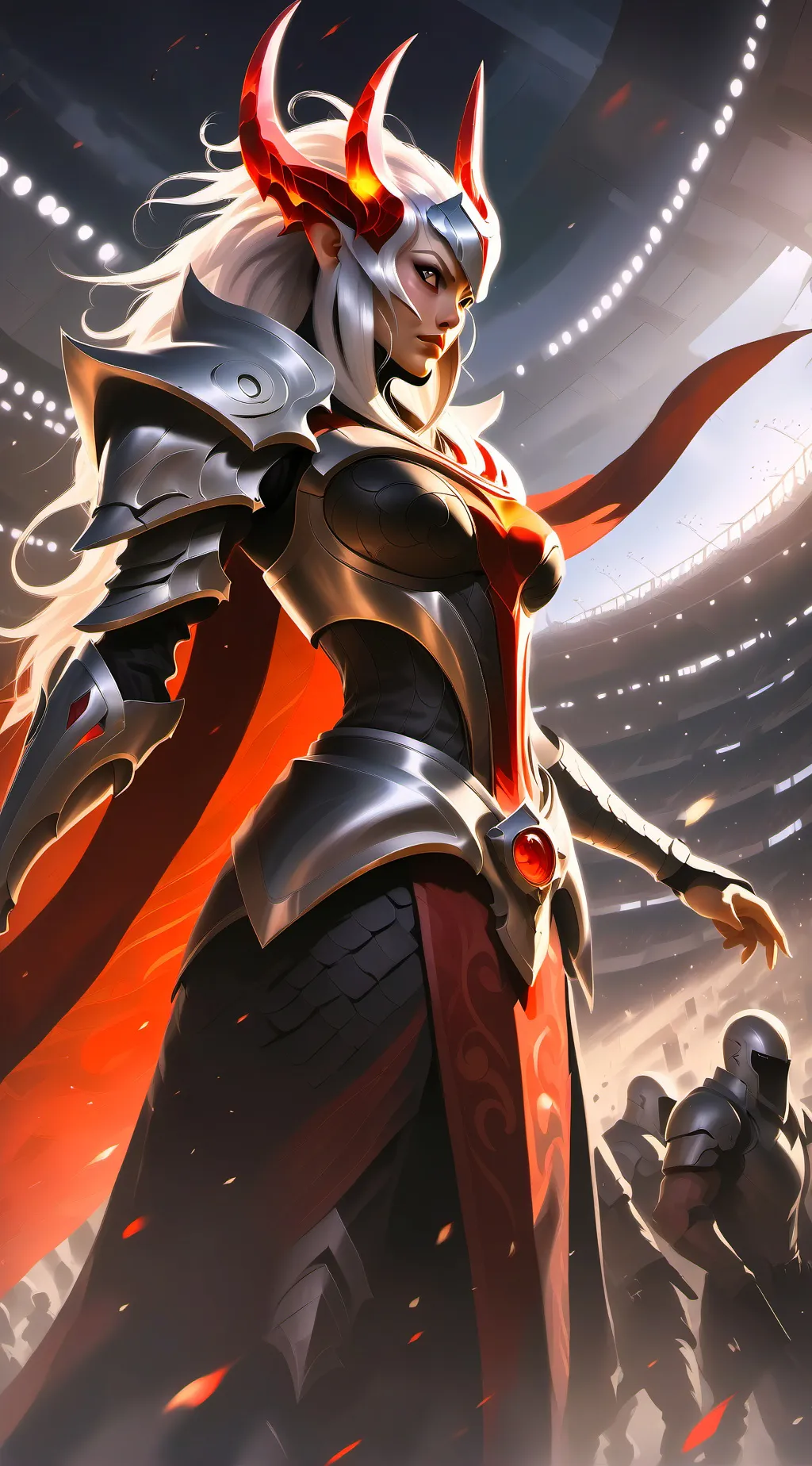 ai character: Тень background