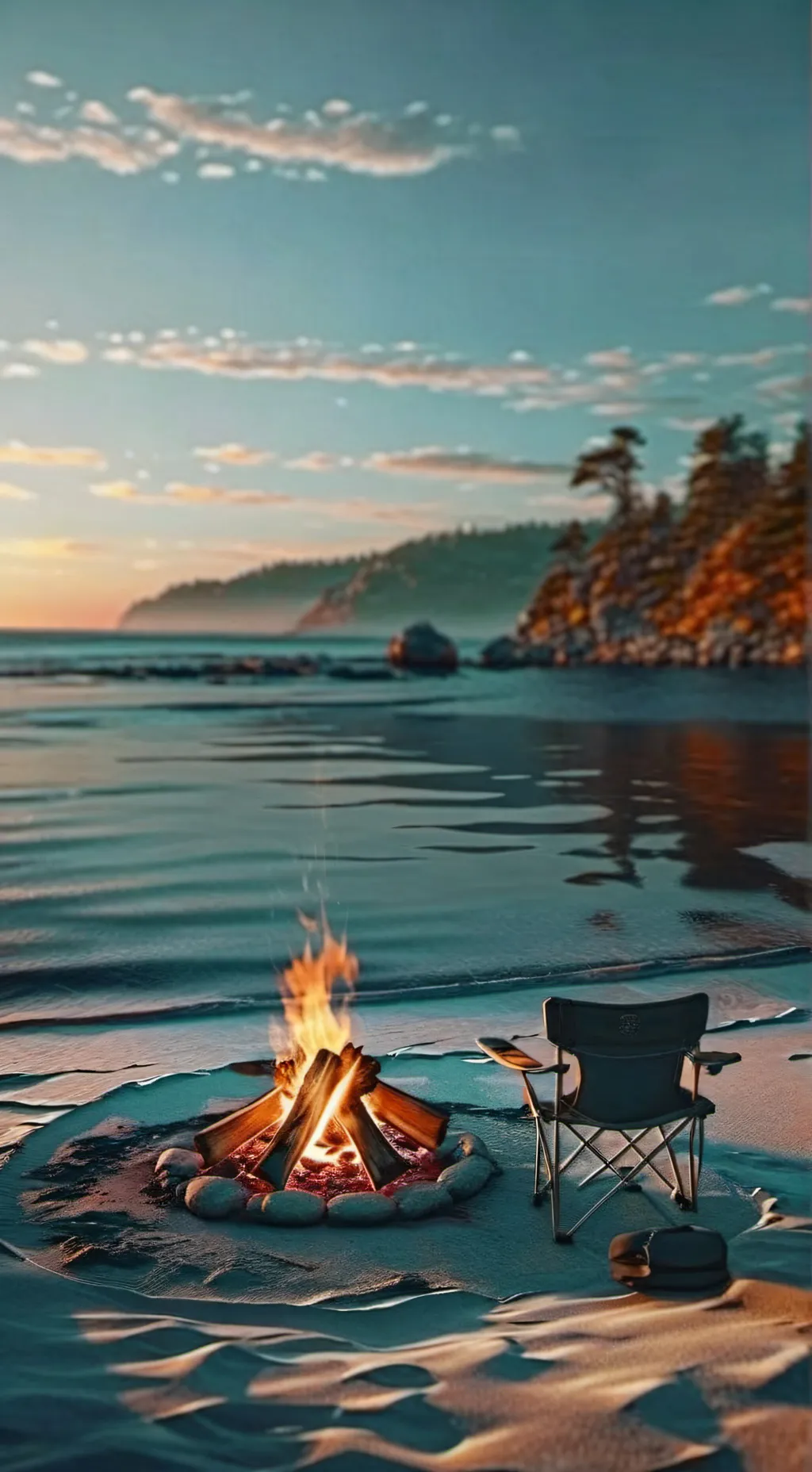 ai character: Jjk Beach background