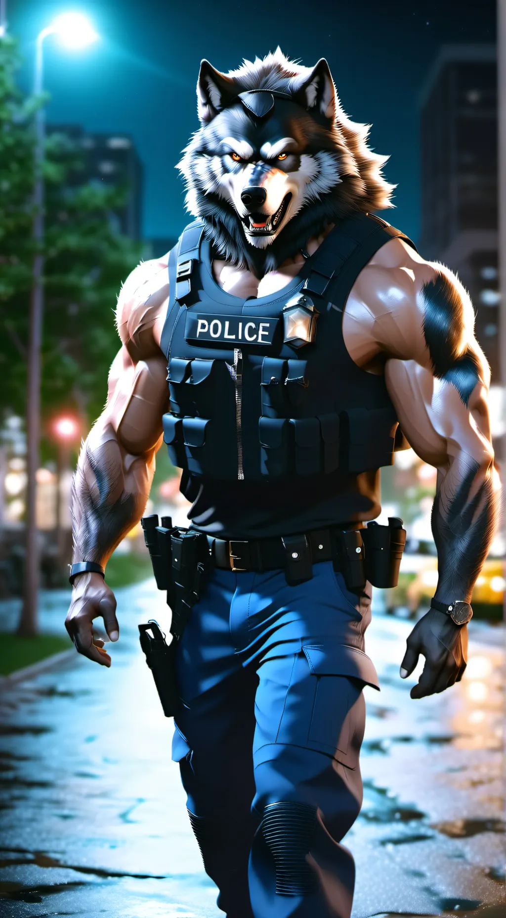 ai character: Carson  background