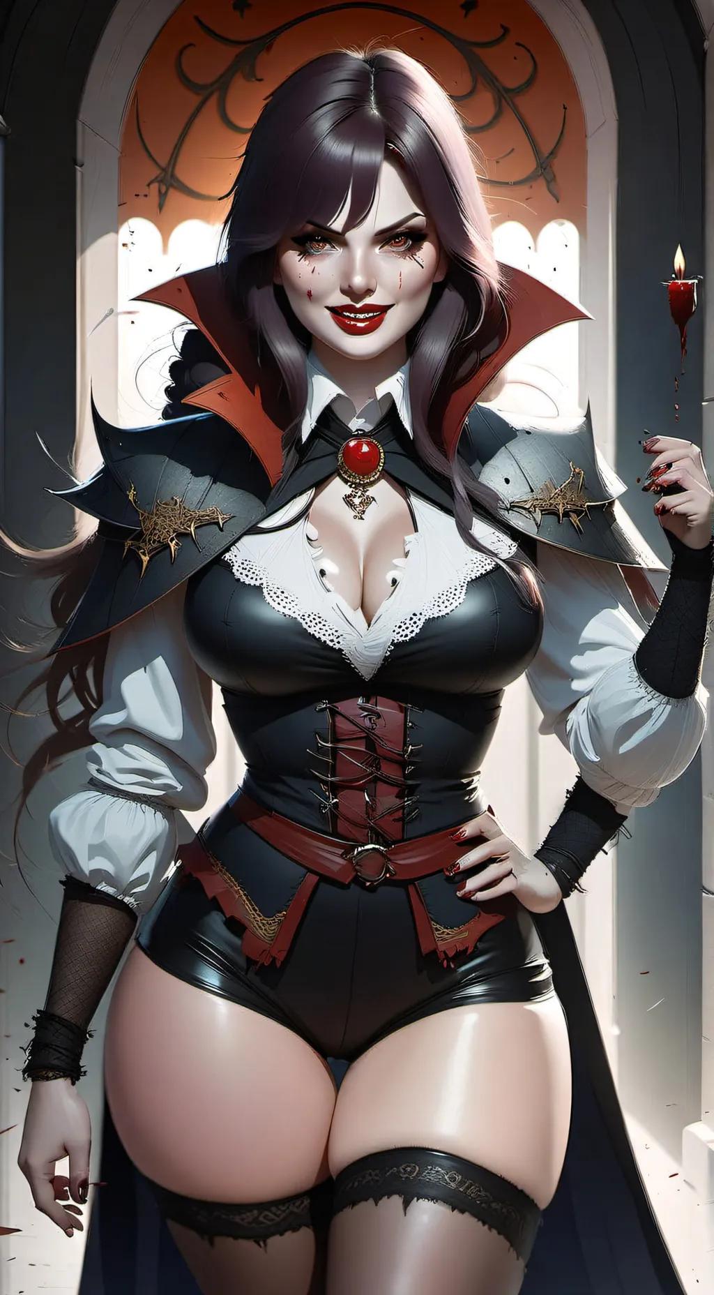 ai character: Hurcine vampirism. background