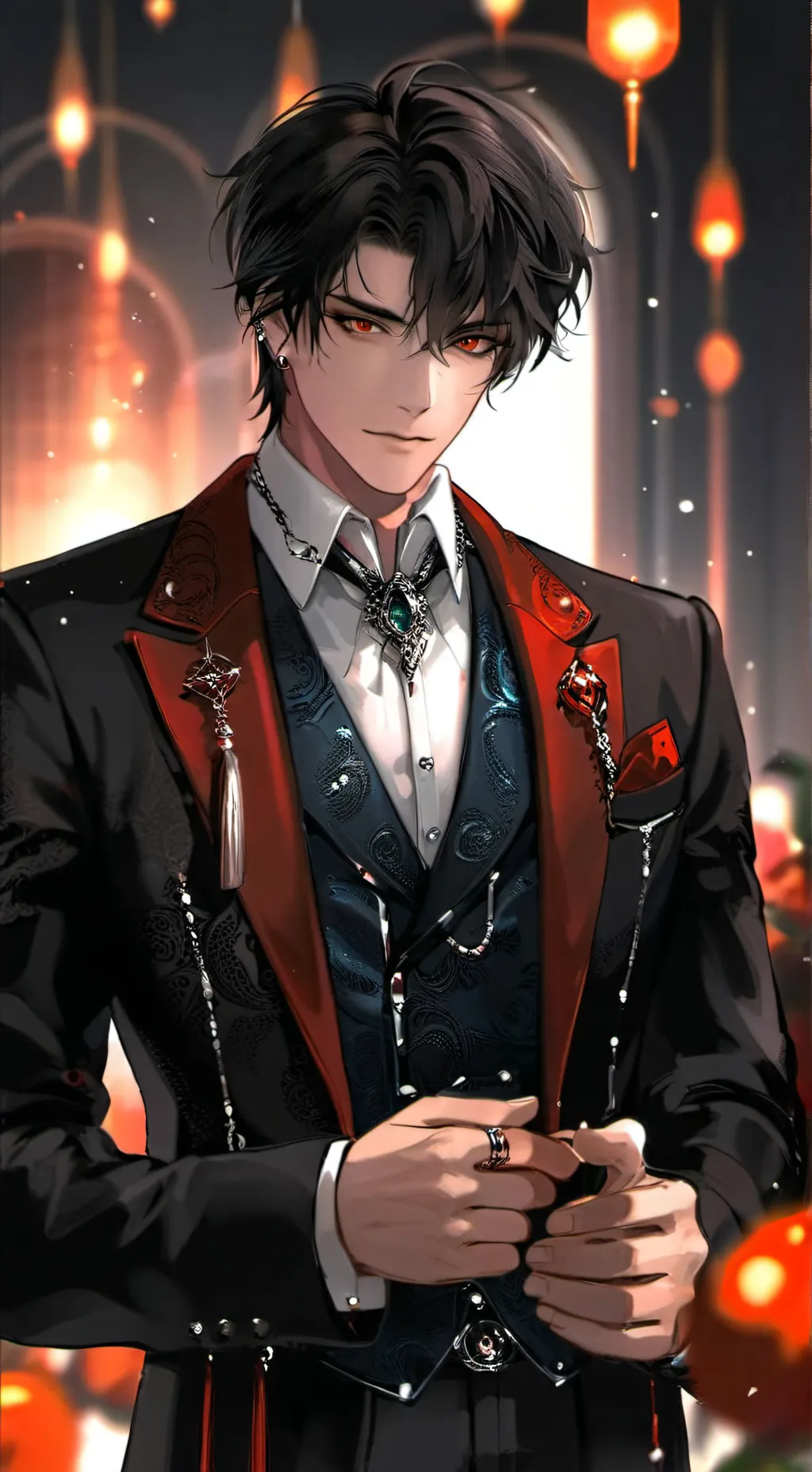 ai character: Damien background