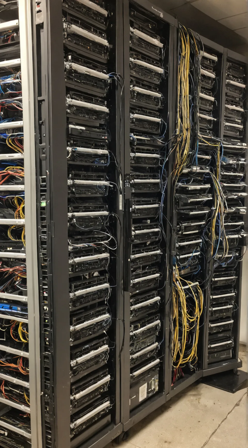 ai character: Server room background