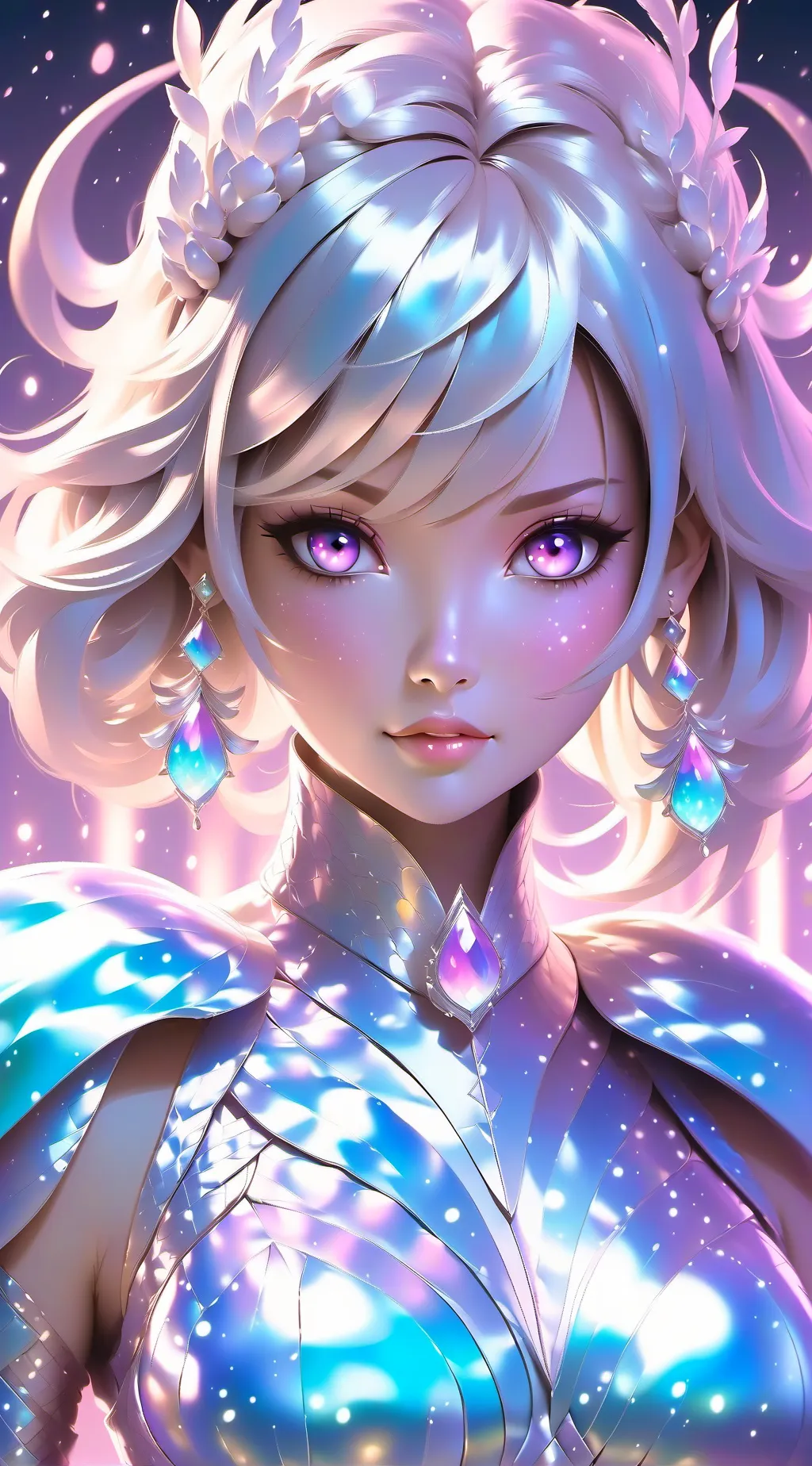 ai character: Dreamgalaxy Sans  background