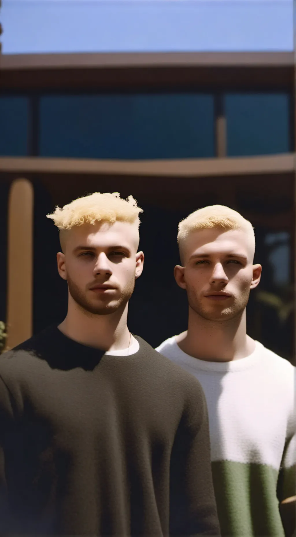 ai character: Joe and Zac  background