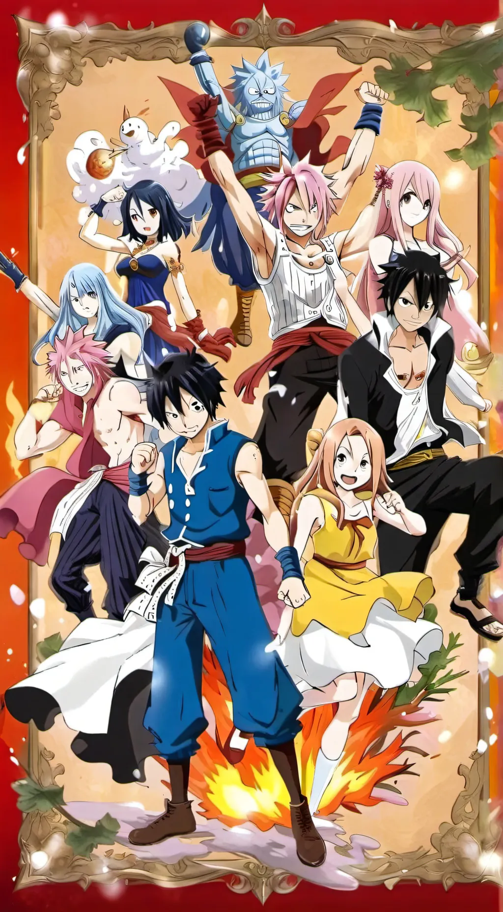 ai character: fairy tail - Erza background