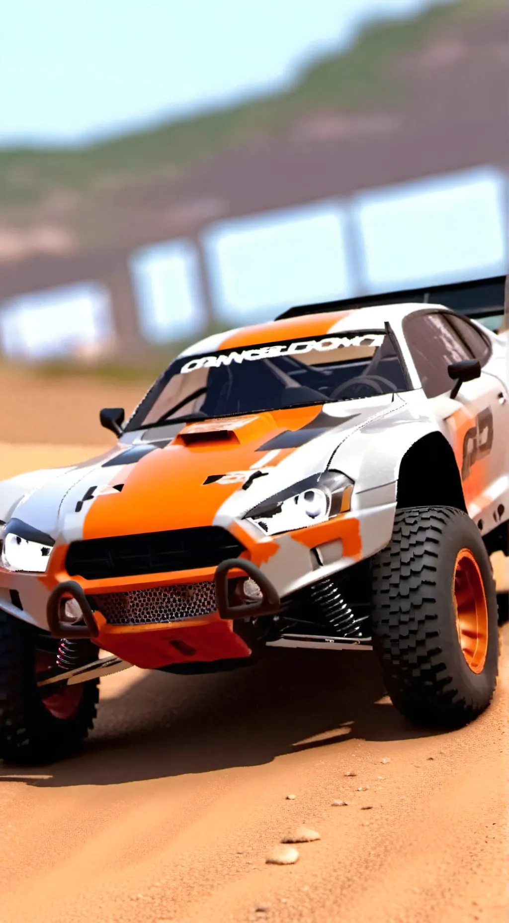 ai character: slash background