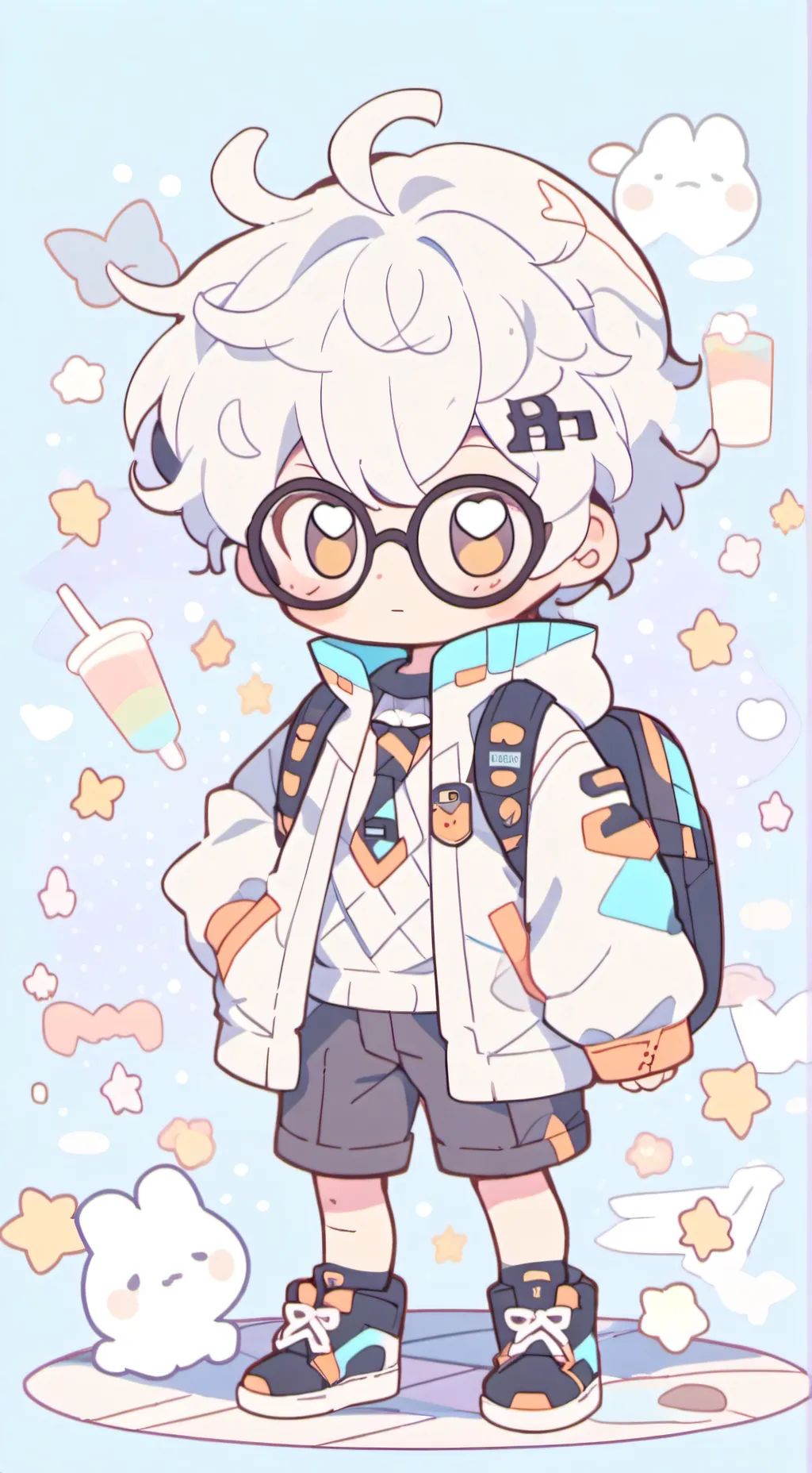 ai character: kayden  background