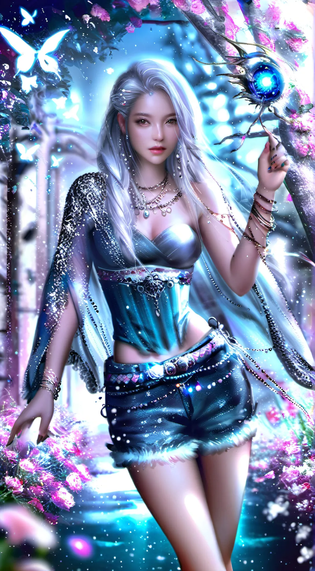 ai character: serena background