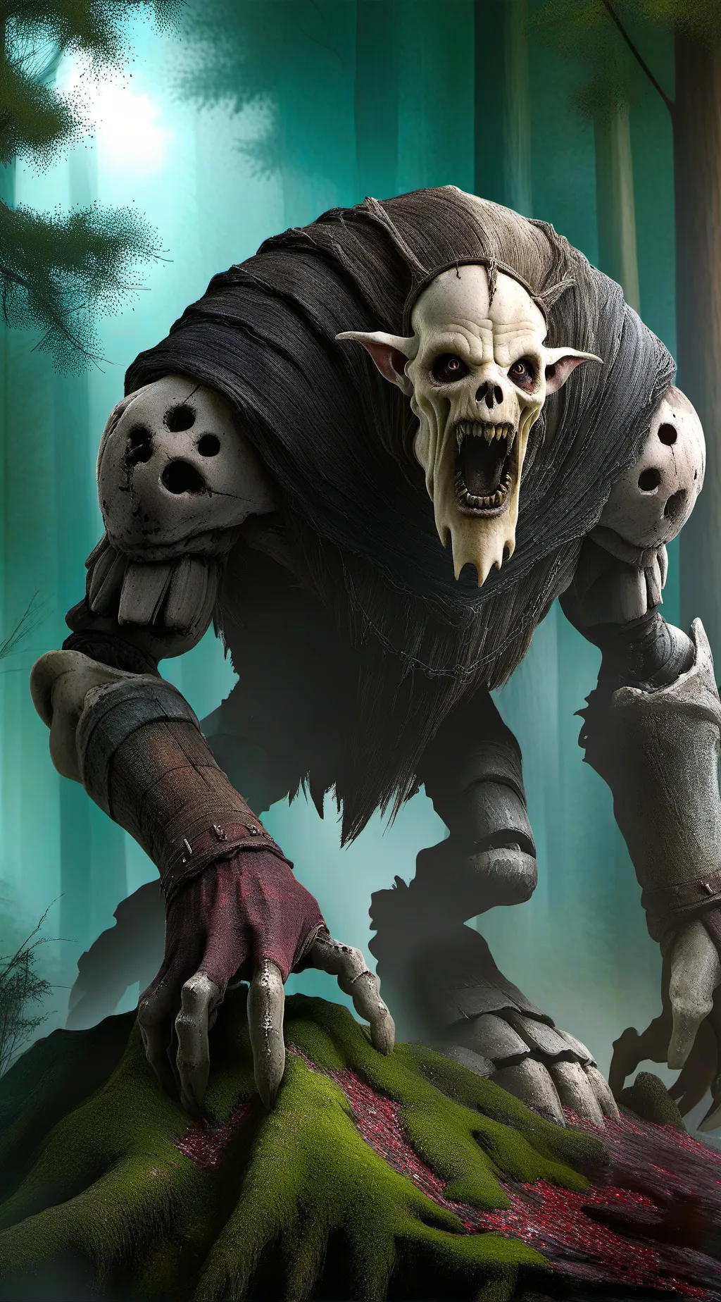 ai character: creepypasta  background