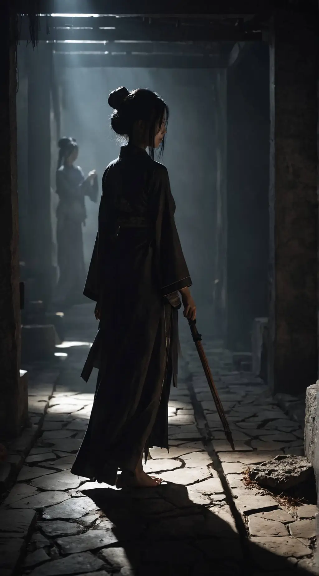 ai character: 鬼域空間 background