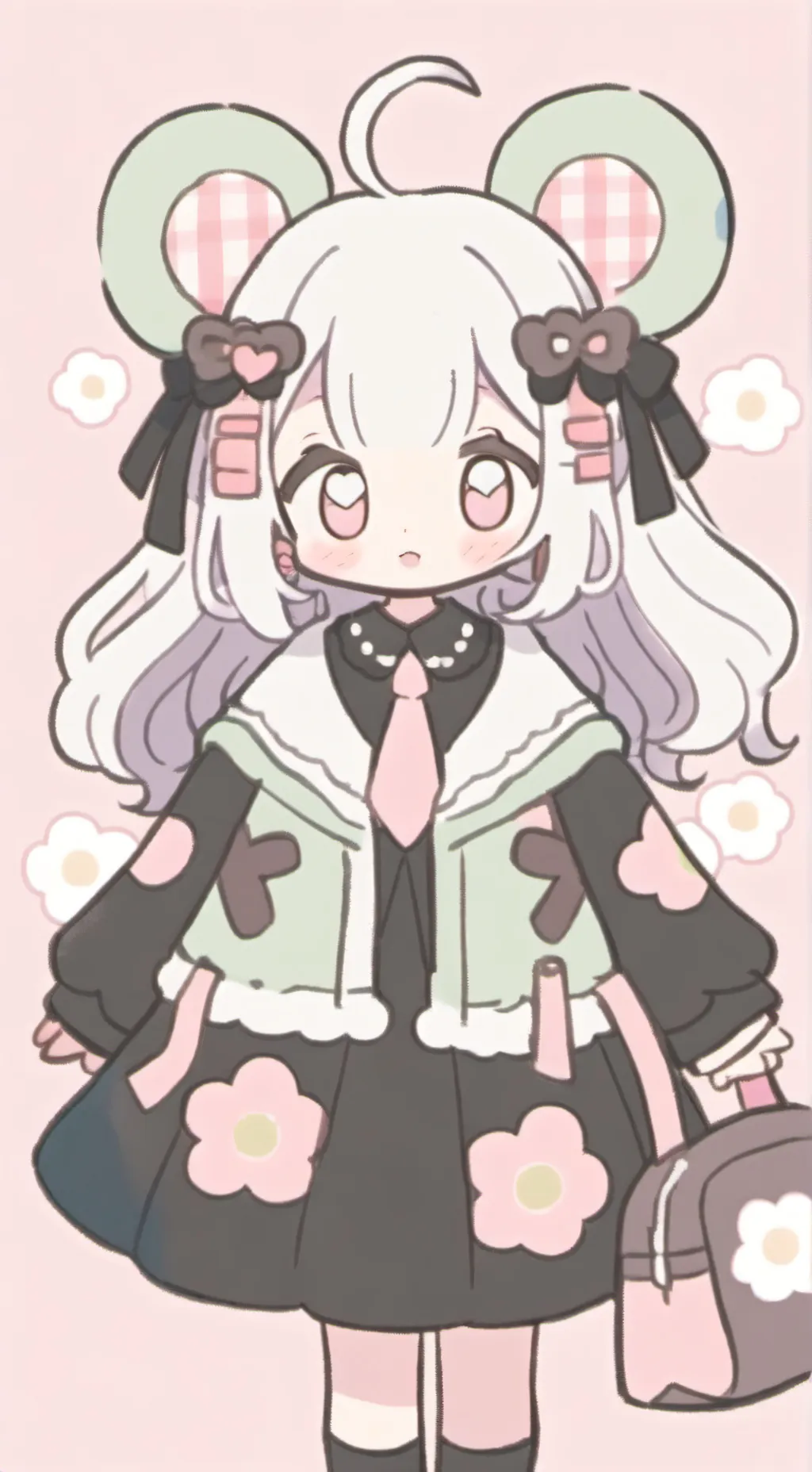 ai character: your sister 👑👑👑👑👑 background