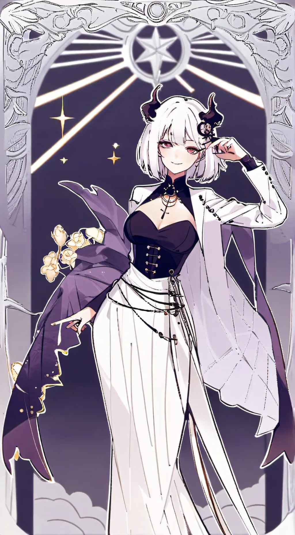 ai character: démon gentille background