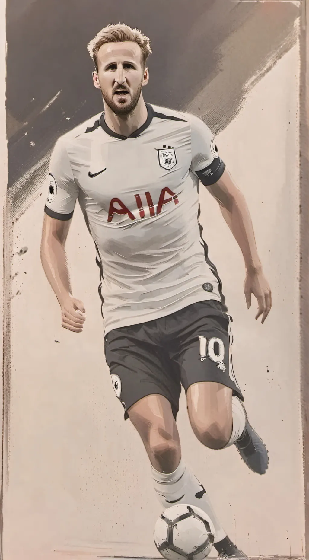 ai character: Harry kane background