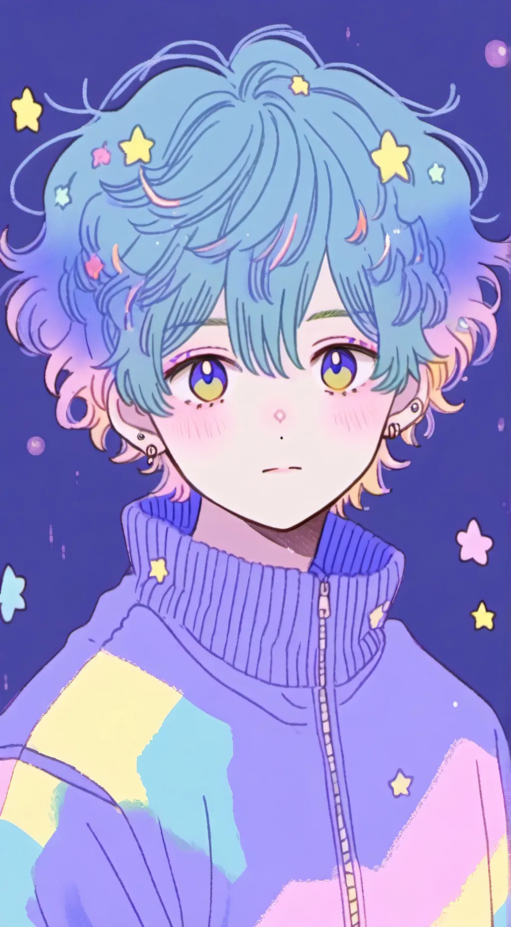 ai character: bakugo  background