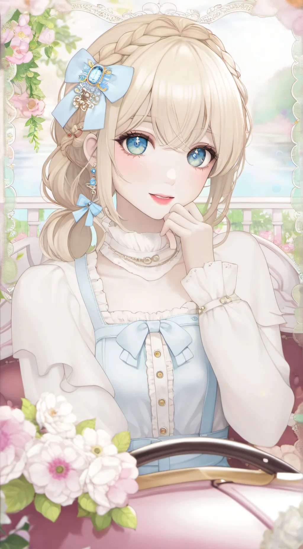 ai character: leah background