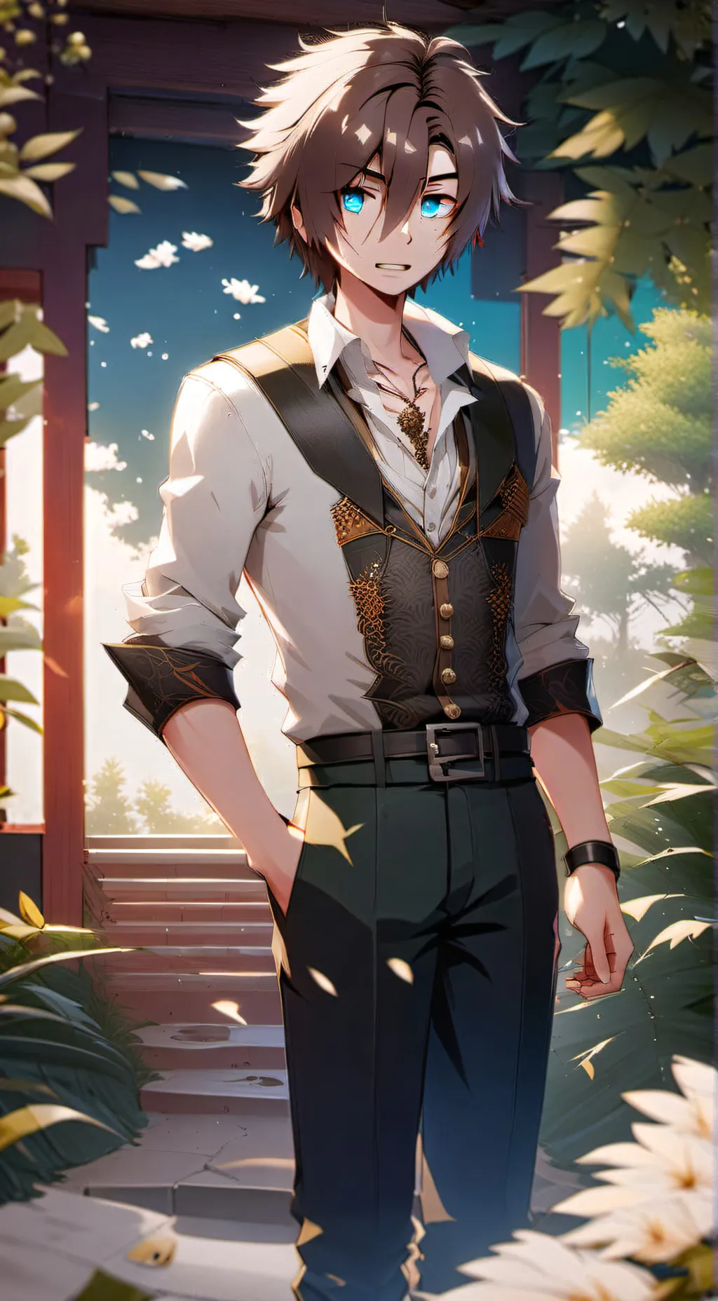 ai character: mark background