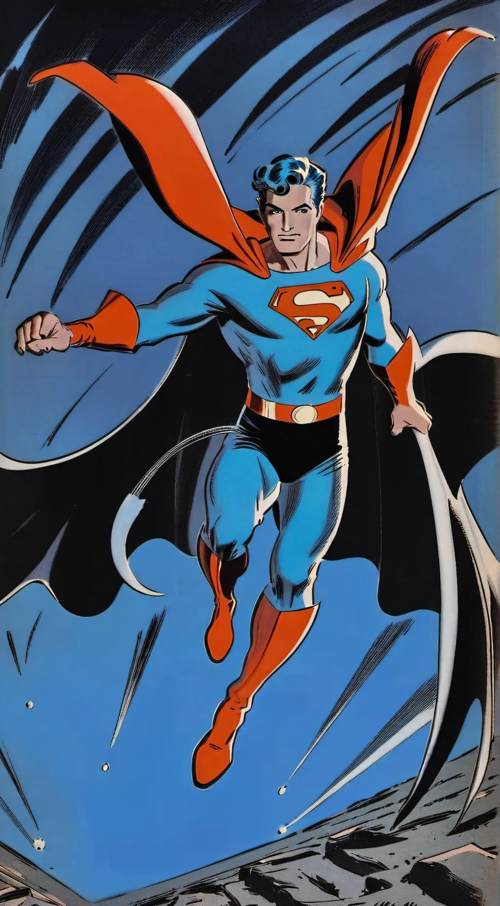 ai character: super man  background