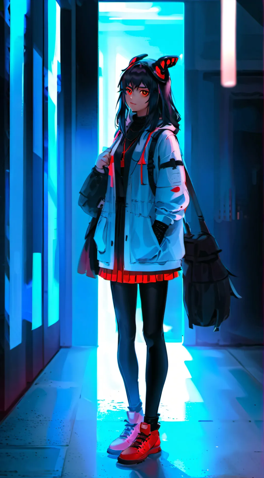 ai character: Draco team react. background