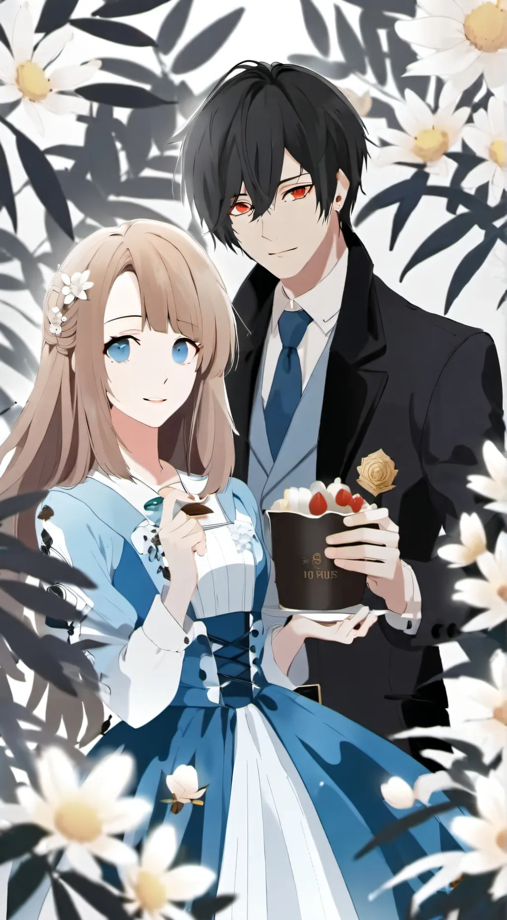 ai character: mha x Duolingo  background