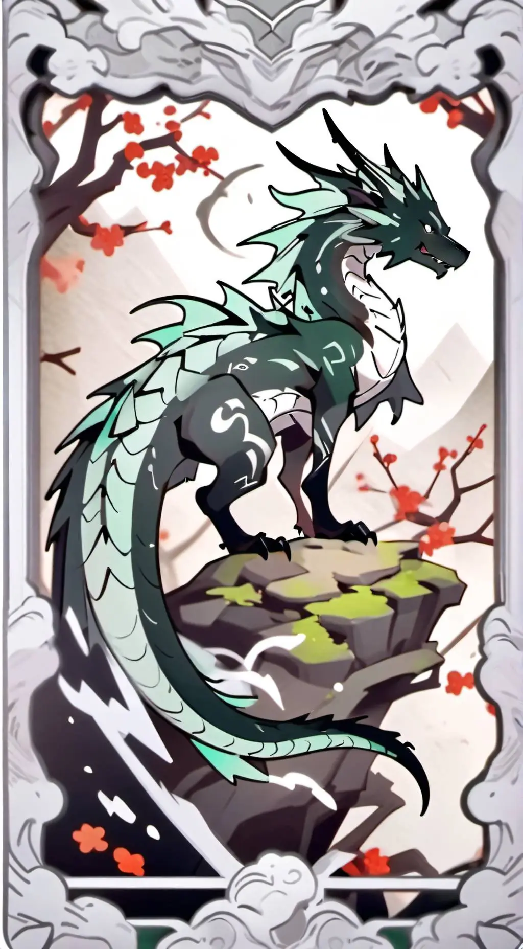 ai character: Mint background