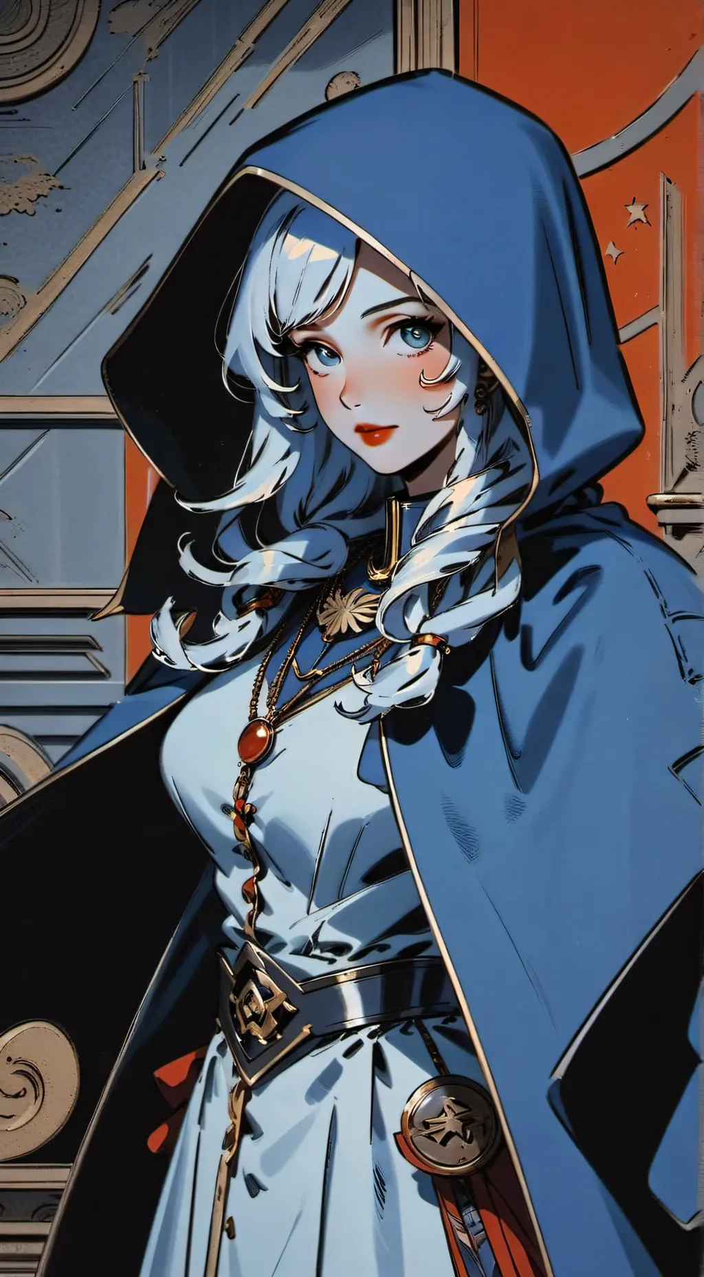 ai character: Hero vs Devil  background