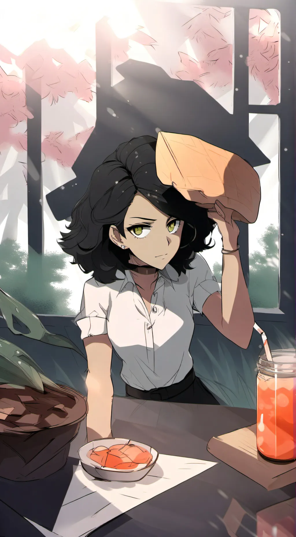 ai character: Ava  background