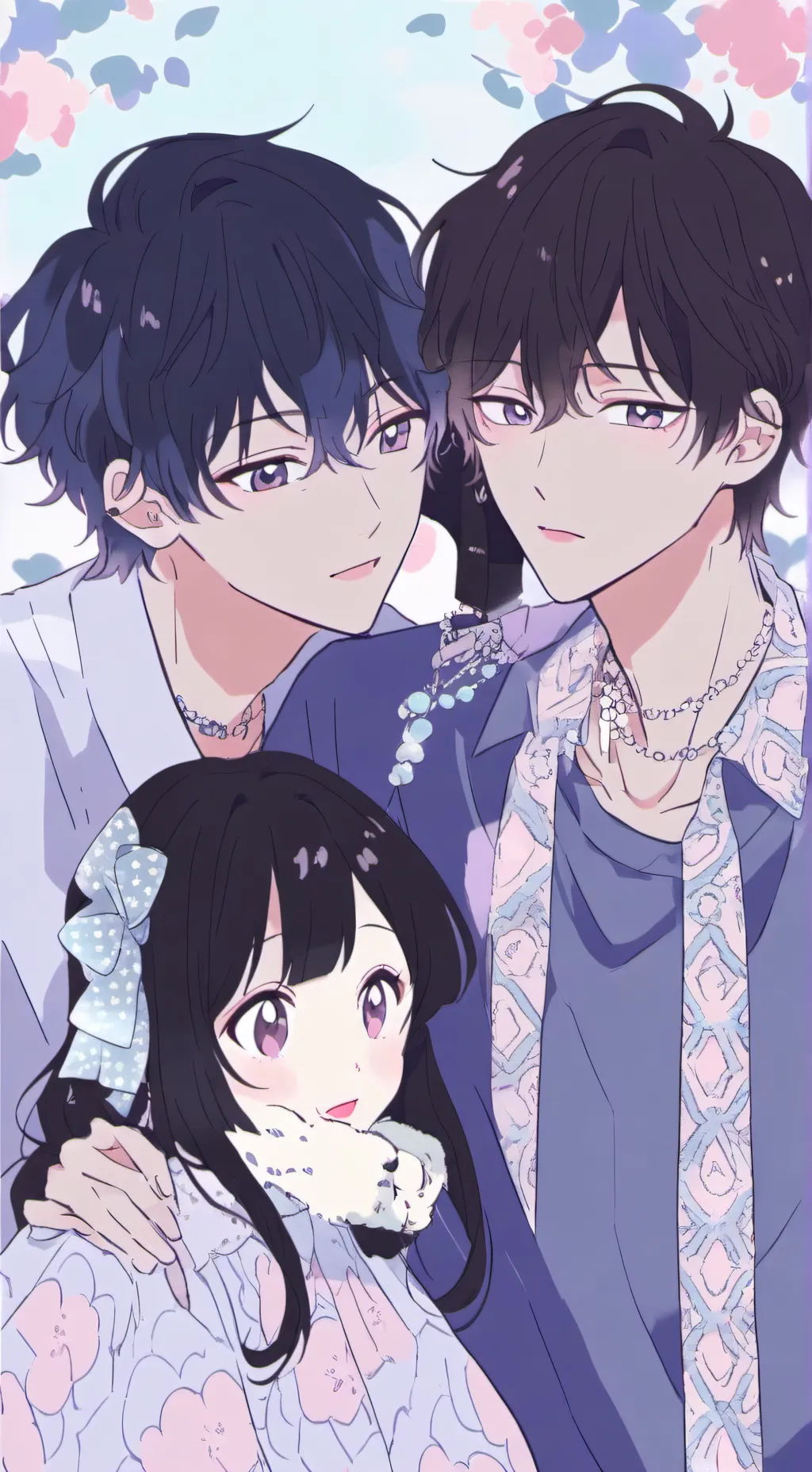 ai character: james and jack  background