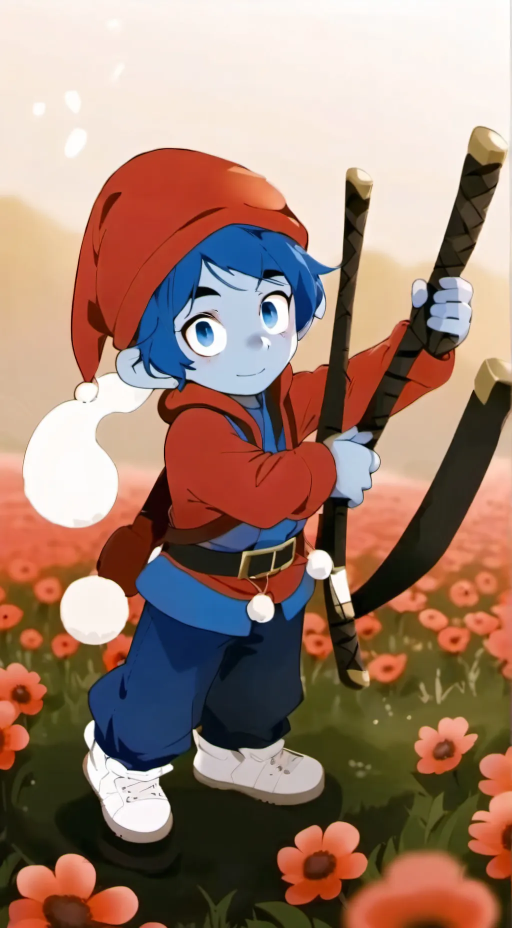 ai character: Grand Schtroumpfs  background