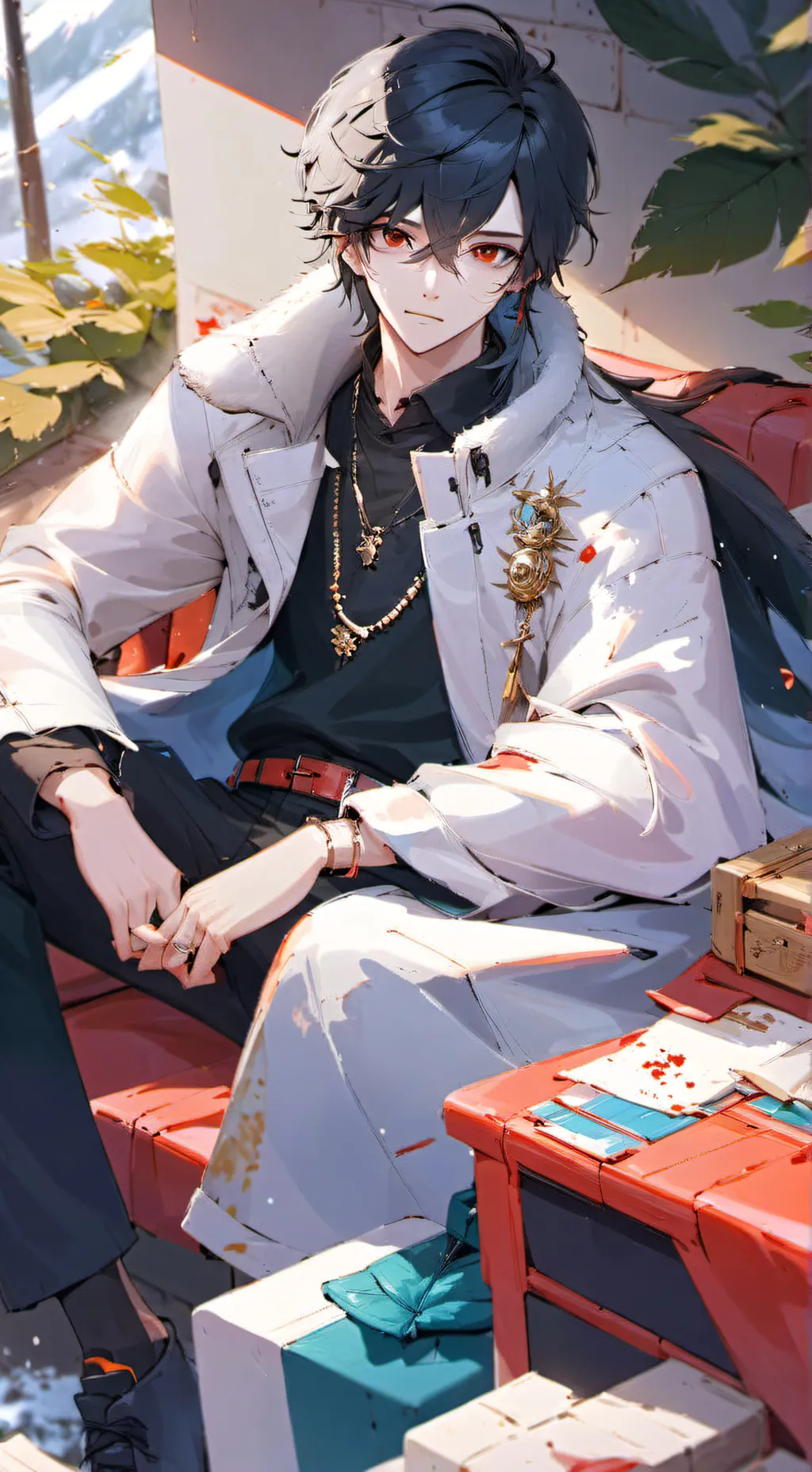 ai character: Max background