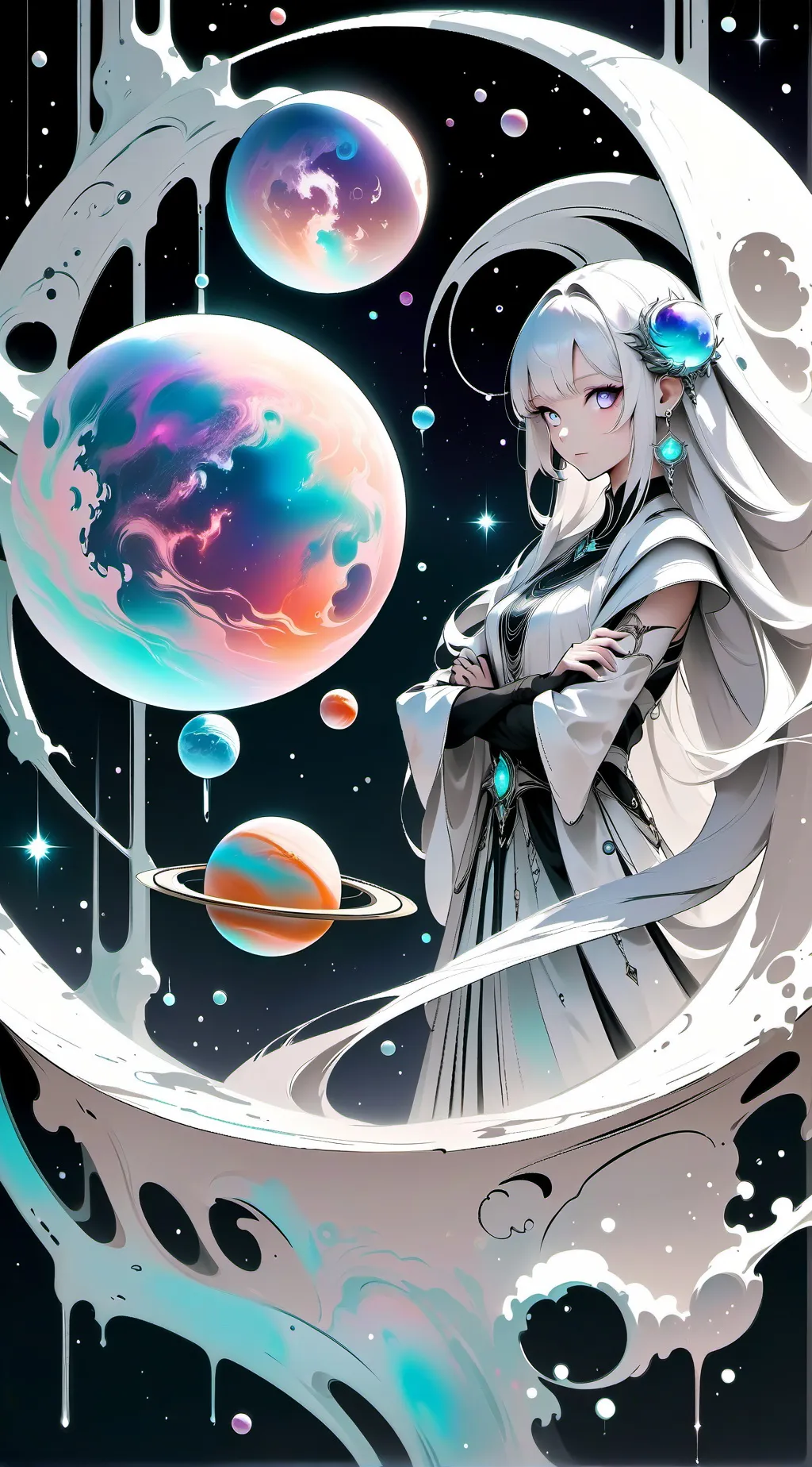 ai character: Solarballs background