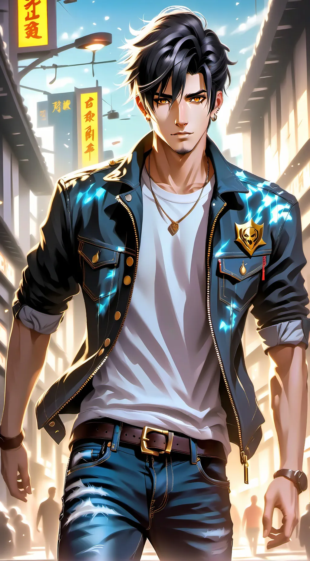 ai character: Casper Wilde background