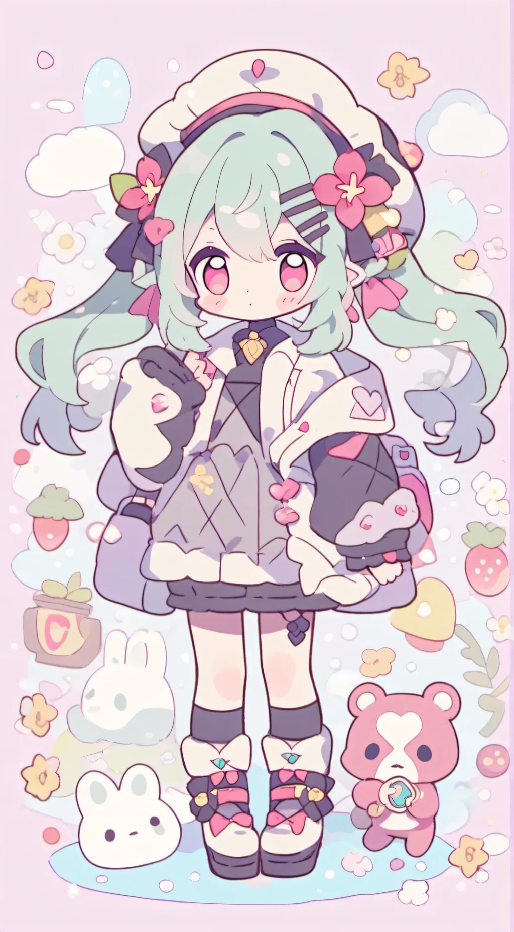 ai character: Spin the bottle CH background