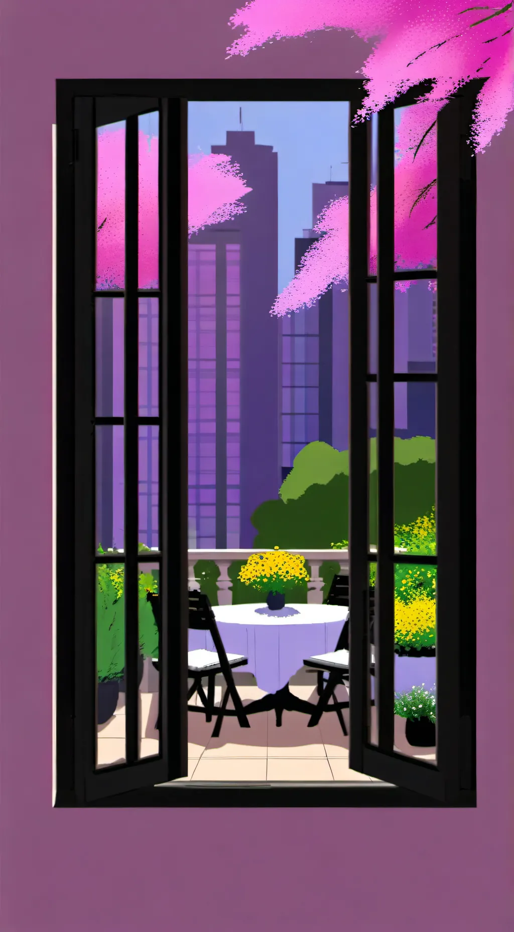 ai character: black background