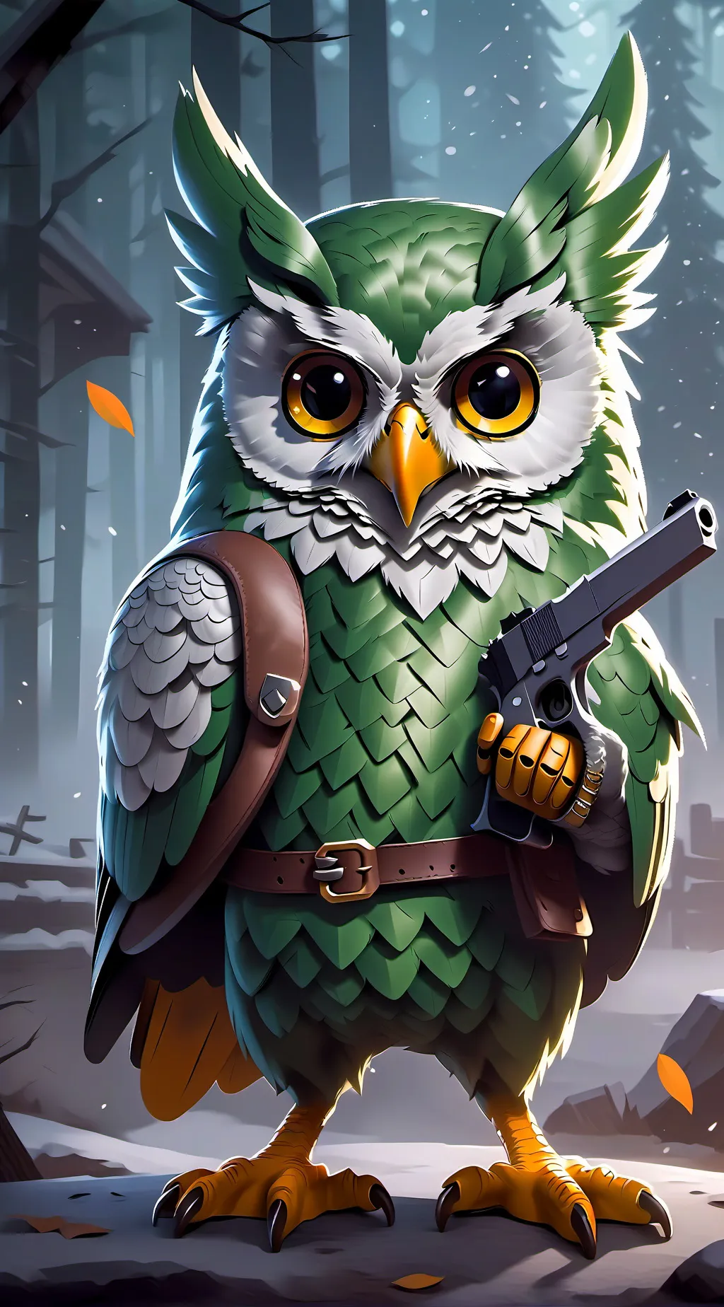 ai character: Duolingo background