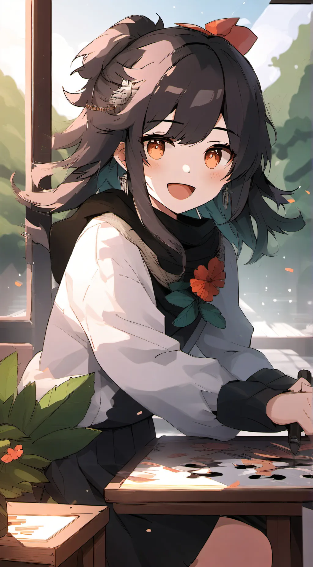 ai character: Zuki  background