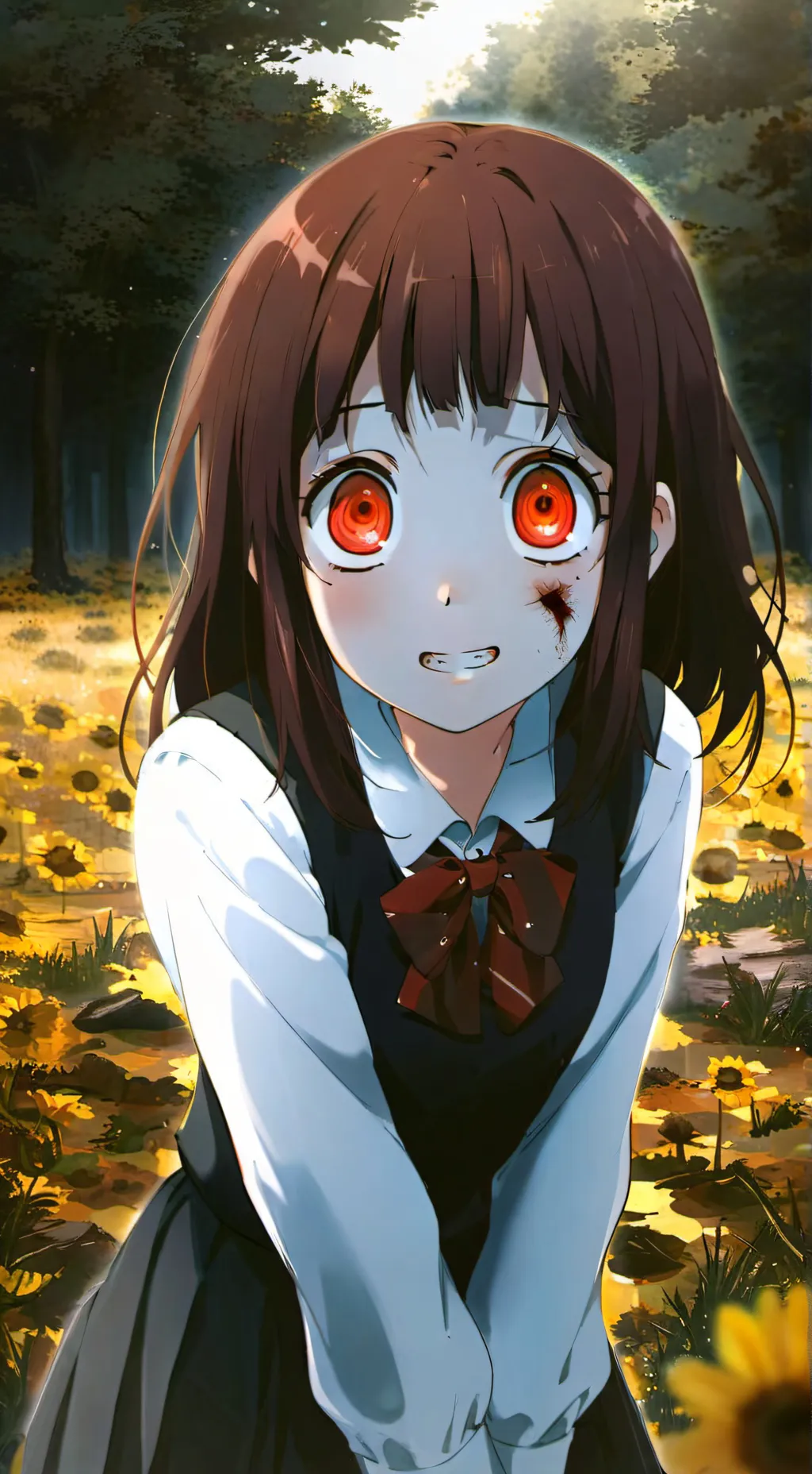 ai character: Rose background