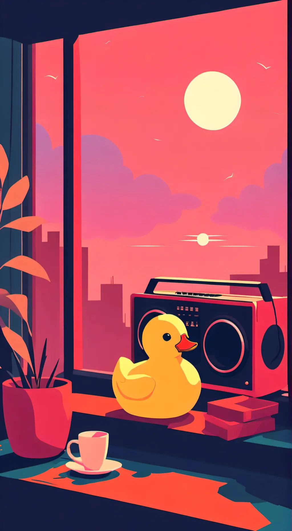 ai character: ~Radioapple~ background