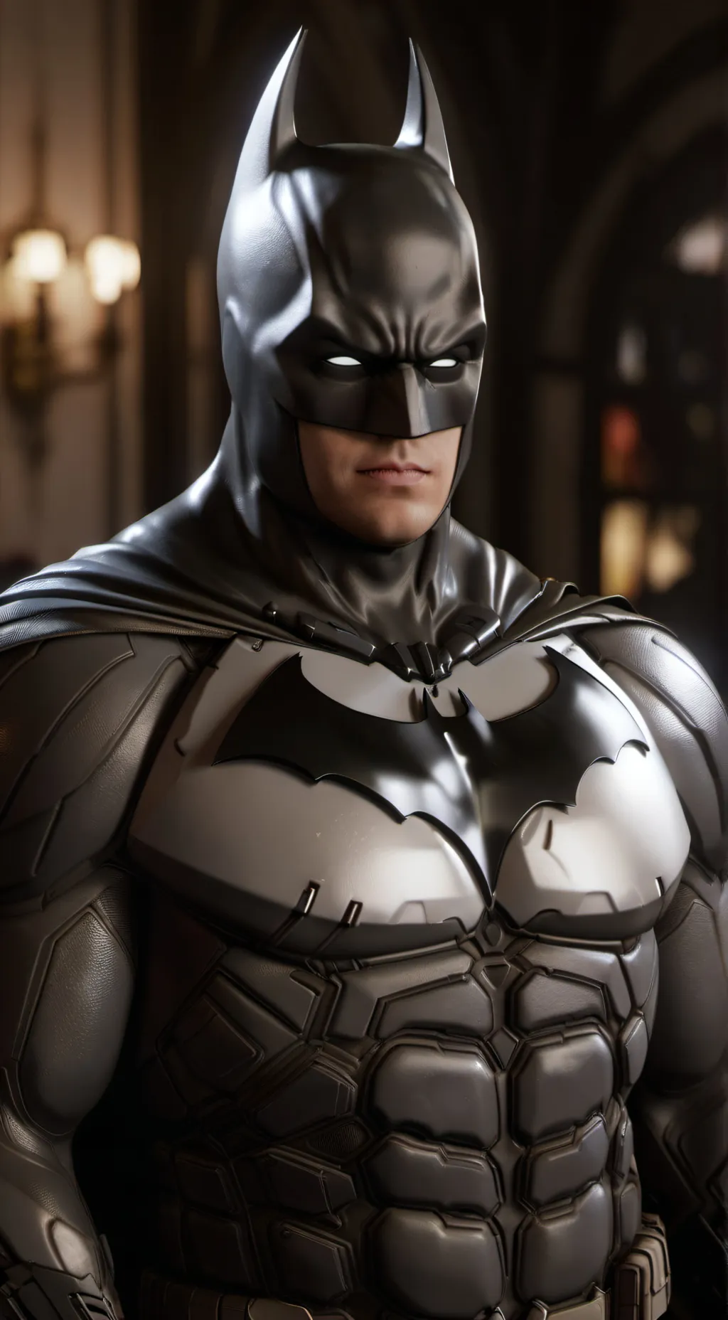 ai character: Batman  background