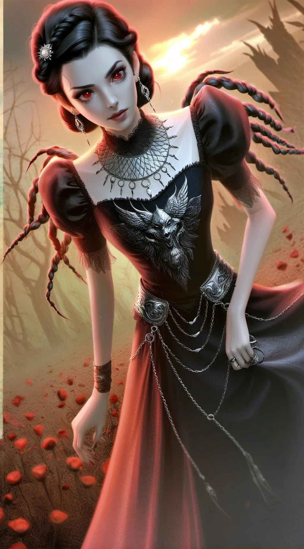 ai character: shadow background