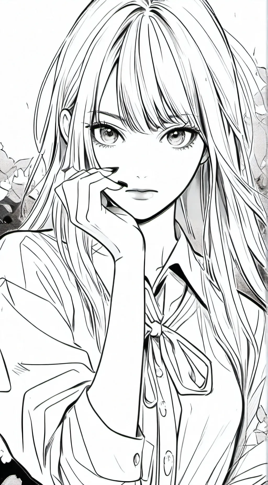 ai character: obsessed girl background