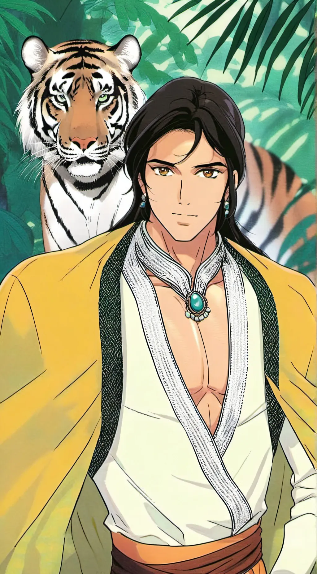 ai character: Rajah background