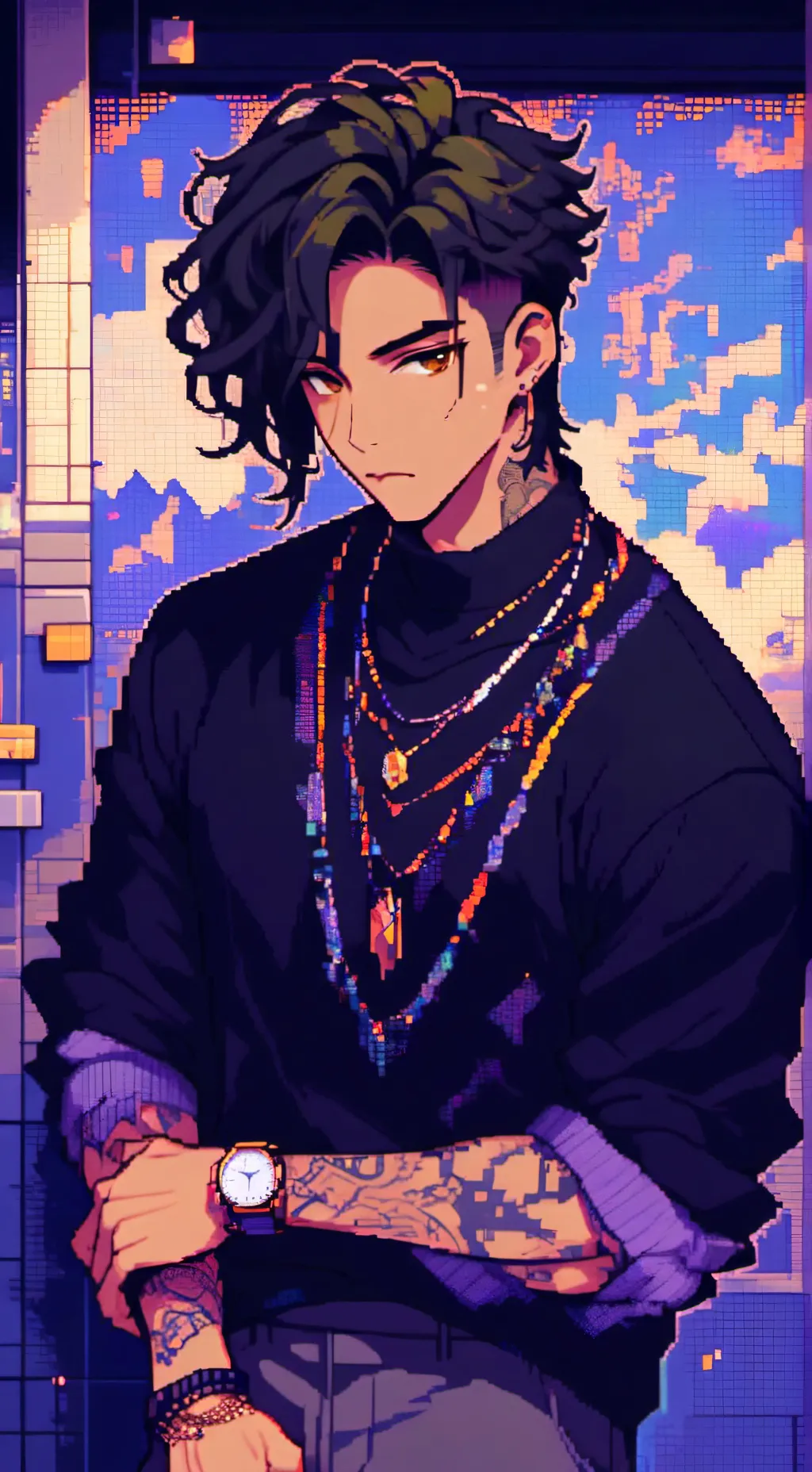 ai character: Diego  background