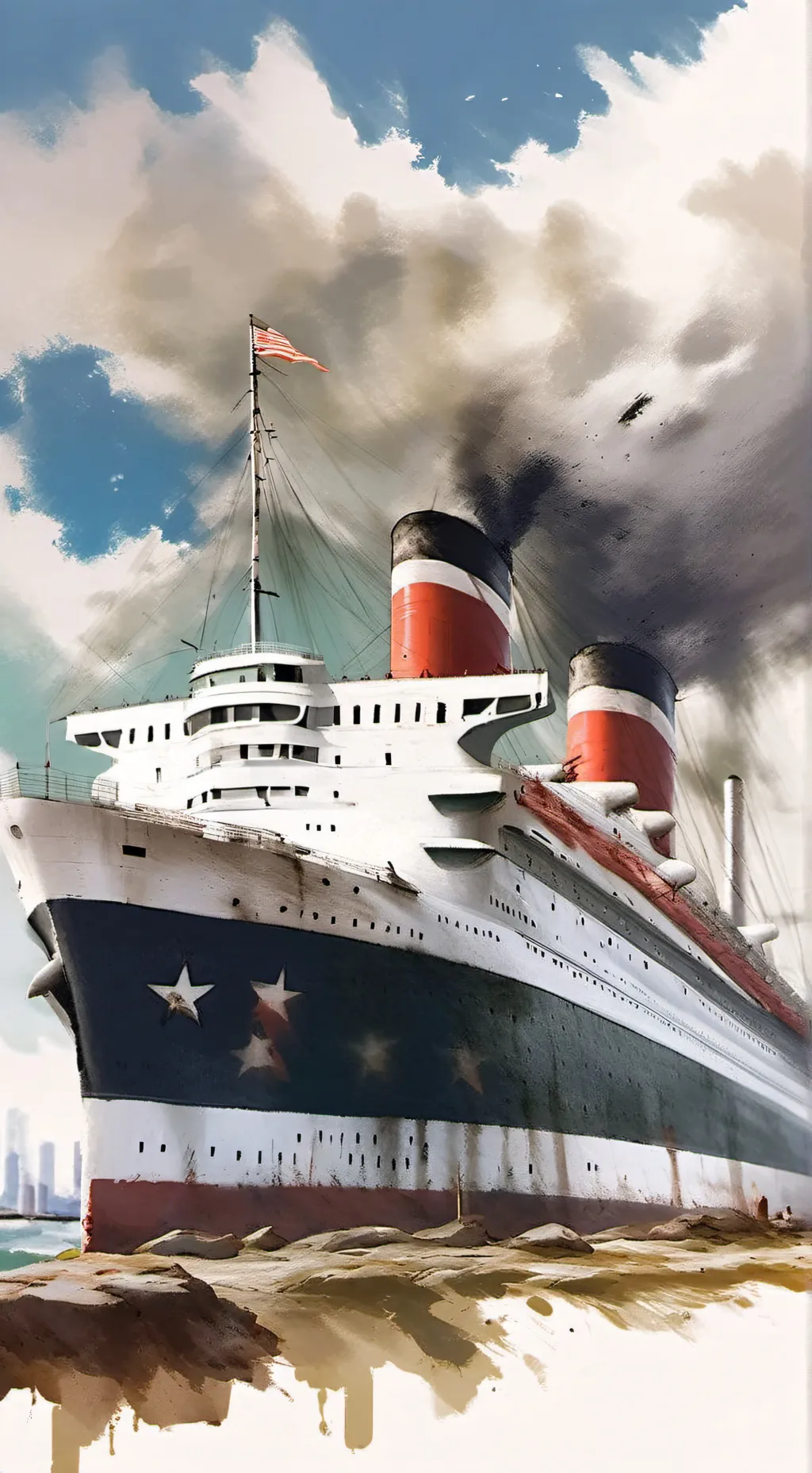 ai character:  SS United State background
