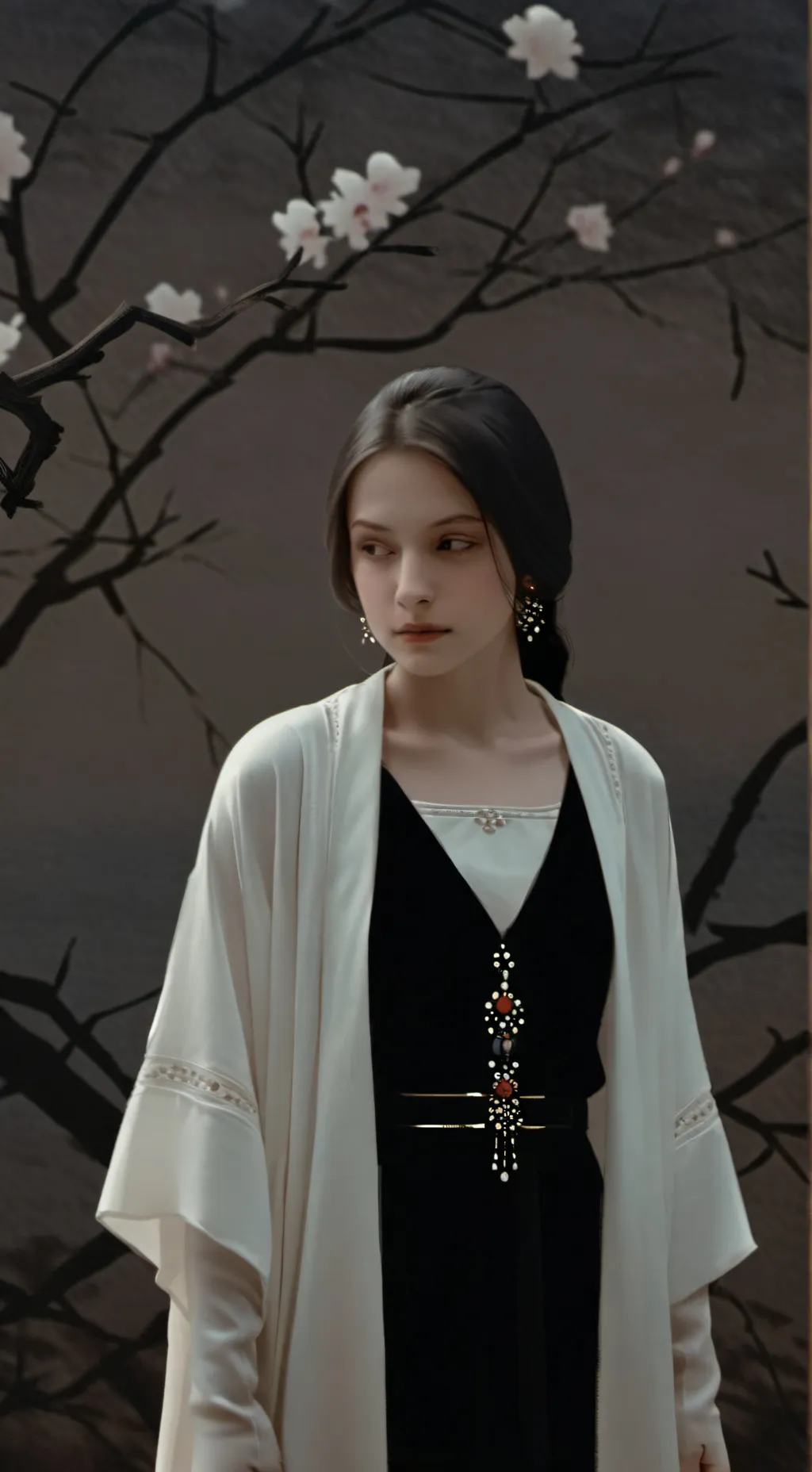 ai character: KIRA KUROKAWA  background