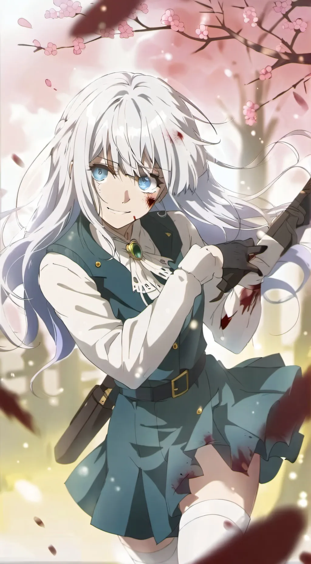 ai character: crazy school  background